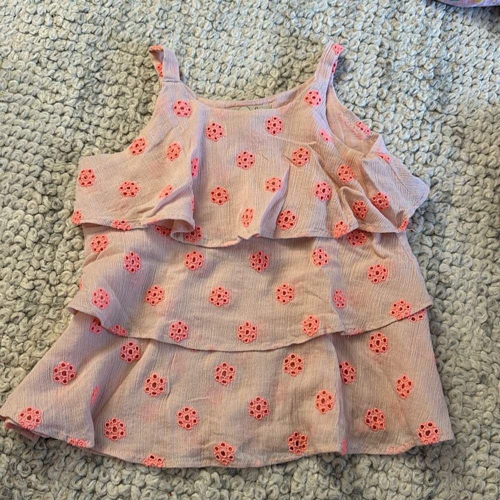 Girls ruffle top